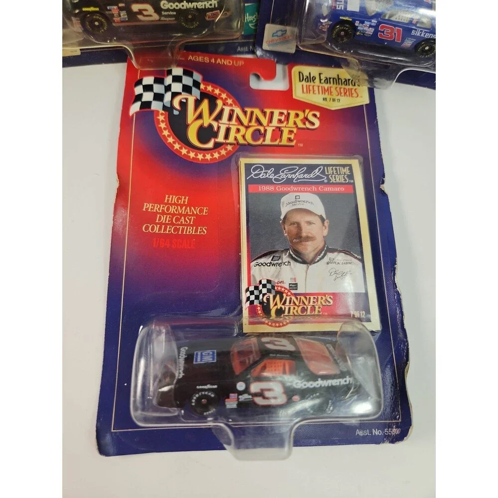 Lot of 3 Dale Earnhardt #3 Winners Circle 1:64 50th Lifetime Series NASCAR 1998